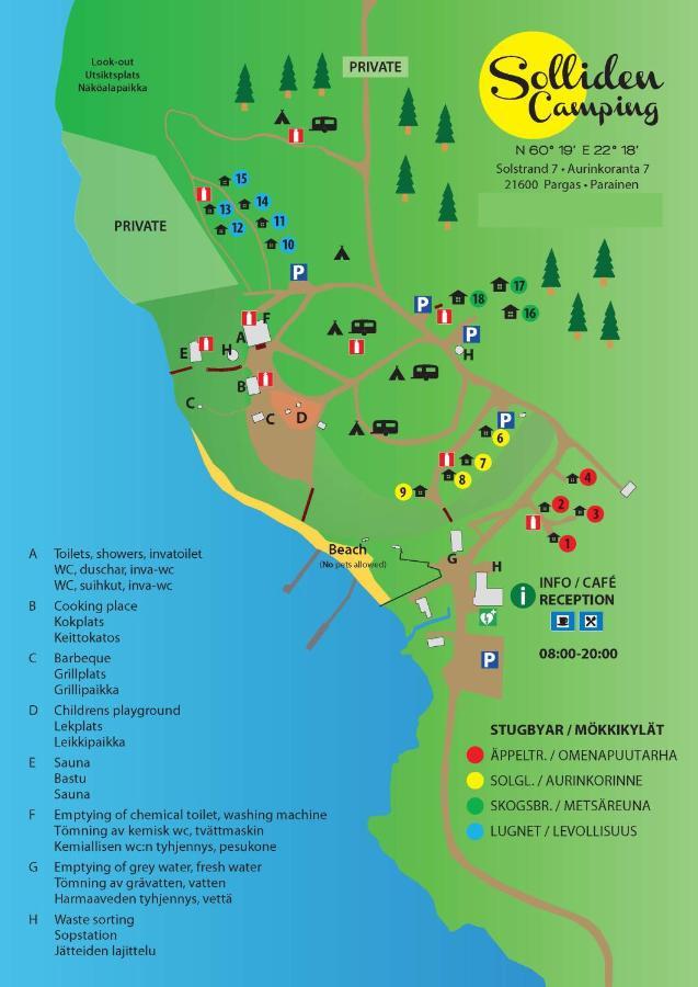 Solliden Camping Pargas Exterior foto